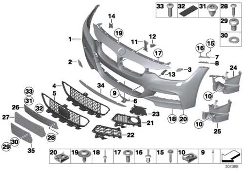 BMW 51118054187 Адаптер экрана мот. отсека M 3' F30, LCI, F31, F35