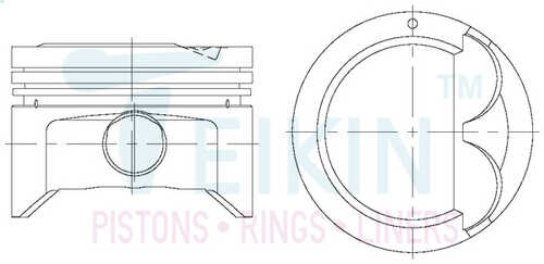 TEIKIN 51134STD Комплект поршней ACCENT 1.5L