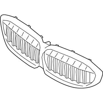 BMW 51138075665 Передняя декоративная решетка M 3' G20, G21, G28