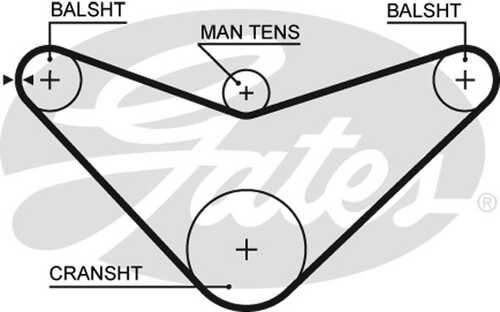 GATES 5235XS Ремень ГРМ! 070x160H Honda Accord 1.8-2.3 96>, Rover 600 1.8-2.3 93>