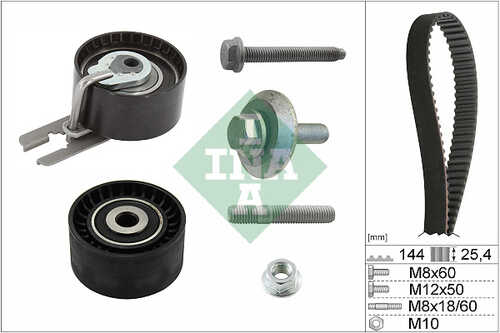 INA 530023910 Рем. комплект ГРМ! Peugeot 1007/107-307 1.4HDi 01>