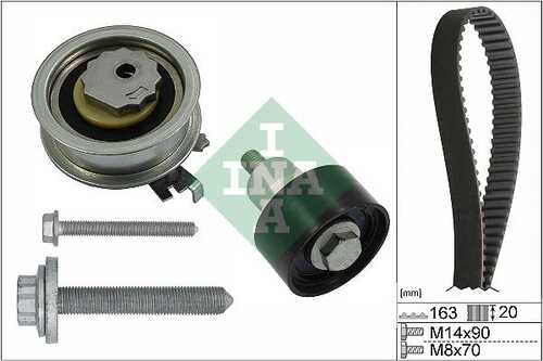 INA 530059211 Ремкомплект ГРМ! Audi A3/Q3, VW Golf, Skoda Octavia 1.2-1.4TFSi 11>