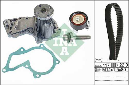 INA 530 0605 30 Water Pump & Timing Belt Set