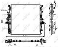 NRF 53097 Радиатор, охлаждение двигателя