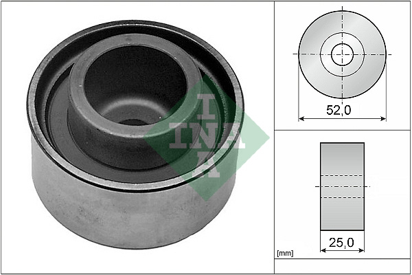 INA 532006820 Ролик обводной ремня ГРМ! Mazda 323 1.5-1.8 DOHC 86>