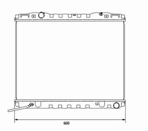 NRF 53365 Радиатор системы охлаждения! KIA Sorento 2.4/2.5CRDi 02>