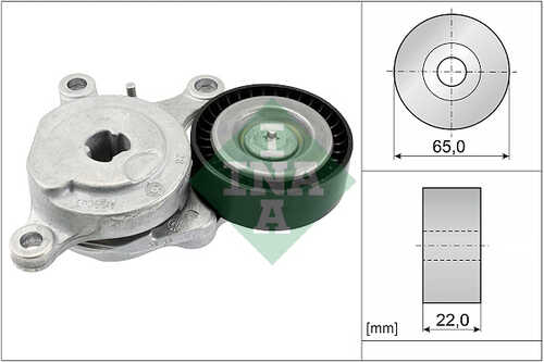 INA 534057510 Ролик приводного ремня! ALT MB W246/W176/W205/C117/X117 1.6-2.0i 11>