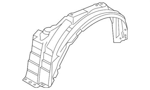 MITSUBISHI 5370B878 Подкрылок