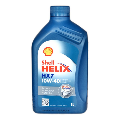 SHELL 550040312 10W40 (1L) Helix HX7 масло моторное! API SN+/SN, ACEA A3/B3/B4, MB 229.3, VW 501.01/505.00