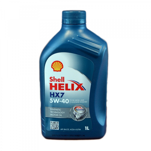 SHELL 550040340 5W40 (1L) Helix HX7 масло моторное! ACEA A3/B3/B4,API SN+/SN, MB 229.3,VW 505.00/502.00,RN0700