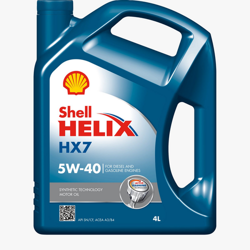 SHELL 550040341 5W40 (4L) Helix HX7 масло моторное! ACEA A3/B3/B4,API SN+/SN, MB 229.3,VW 505.00/502.00,RN0700;Масло моторное Helix HX7 5W40 полусинтетическое 4 л