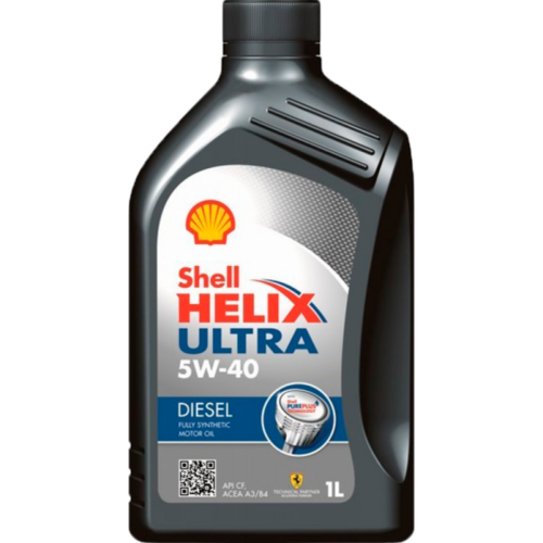 SHELL 550040552 5W40 (1L) Helix Diesel Ultra масло мот.! ACEA A3/B3/B4,API CF,MB 229.5/226.5,VW 505.00,RN0710