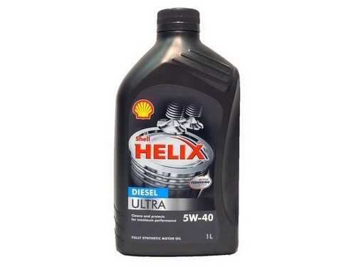 SHELL 550046380 5W40 (1L) Helix Diesel Ultra масло мот.! ACEA A3/B3/B4,API CF,MB 229.5/226.5,VW 505.00,RN0710;Масло моторное Helix Ultra Diesel 5W-40 синтетика 1 л