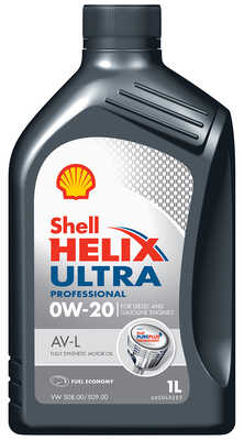 SHELL 550048041 Масло моторное Helix Ultra Professional AV-L 0W-20 1л.