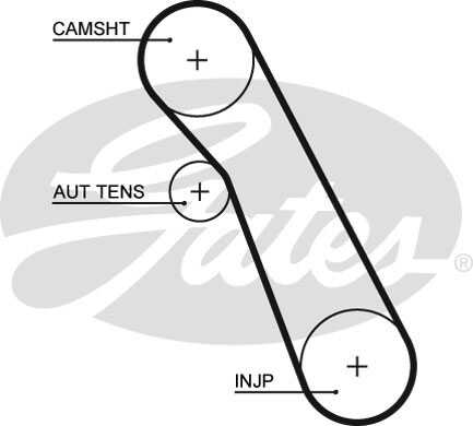 GATES 5541XS Ремень ГРМ! 091x200H Ford Mondeo 1.8TD 98-00/Focus 1.8TDCi 01>/Transit 1.8TDCi 02>