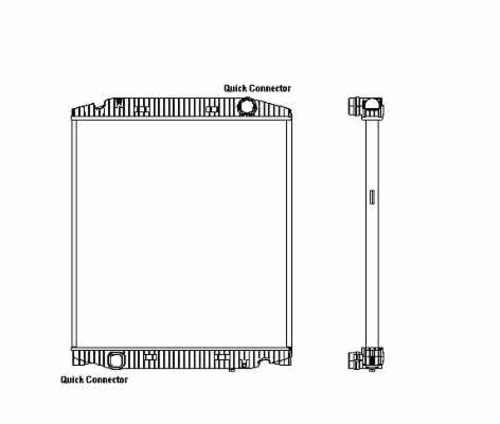 NRF 559567 Радиатор системы охлаждения! 800x772.6x48 IVECO Eurotrakker/Trakker/Stralis