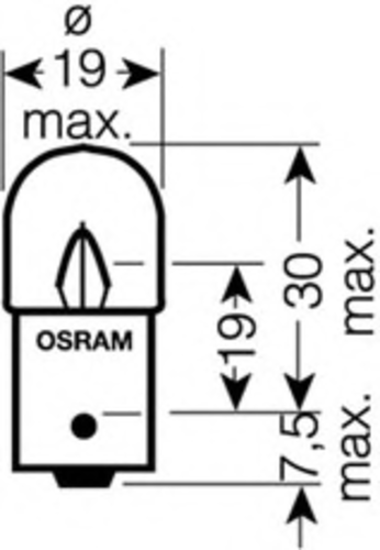 OSRAM 5637 Лампа ORIGINAL LINE! 1шт. (R10W) 24V 10W BA15s качество ориг. з/ч (ОЕМ)