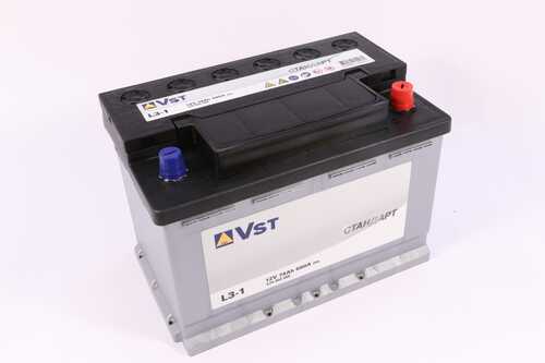 VST 574300068 Аккумулятор 12 V, 74 а/ч, 680А, обратная полярность, 278x175x190