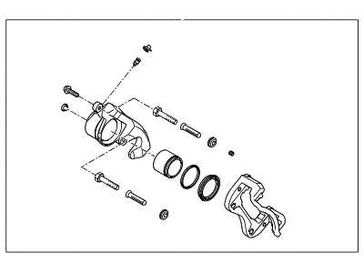 HYUNDAIKIA 581802HA00 Тормозной суппорт