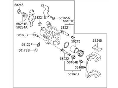 HYUNDAIKIA 583102DA10 Тормозной суппорт с сборе