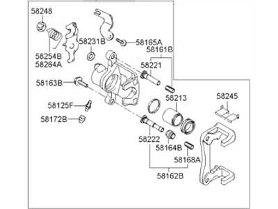 HYUNDAIKIA 583112DA31 Тормозной суппорт (10702070/190419/0068265/137 - корея, республика)