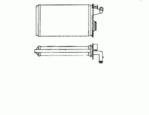 NRF 58637 Радиатор печки! Fiat Tipo/Tempra, Alfa Romeo 145 88>