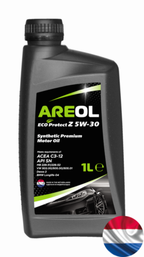 AREOL 5W30AR007 ECO Protect Z 5W30 (1L) масло моторное! синт. acea C3,API SN,MB 229.51/229.52,VW 505.00/505.01