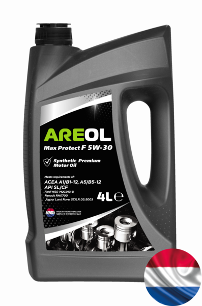 AREOL 5W30AR016 Max Protect F 5W-30 (4L) масло моторное! синт. ACEA A5/B5, API SL/CF, FORD WSS-M2C913-D