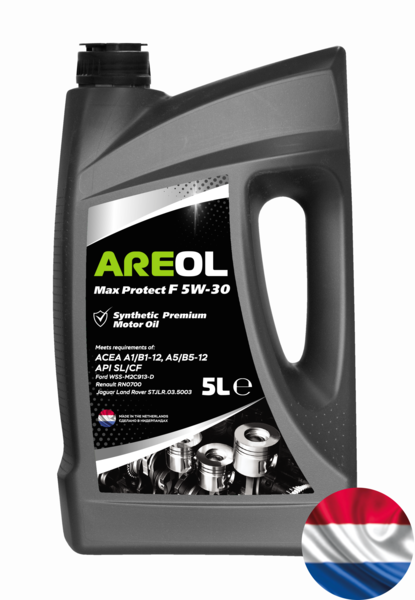 AREOL 5W30AR017 Max Protect F 5W-30 (5L) масло моторное! синт. ACEA A5/B5, API SL/CF, FORD WSS-M2C913-D