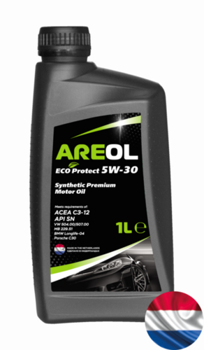 AREOL 5W30AR018 ECO Protect 5W-30 (1L) масло моторное! синт. ACEA C3, API SN, VW 504.00/507.00, MB 229.51