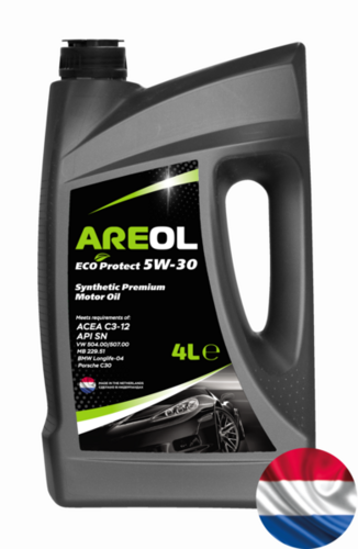 AREOL 5W30AR019 ECO Protect 5W-30 (4L) масло моторное! синт. ACEA C3, API SN, VW 504.00/507.00, MB 229.51