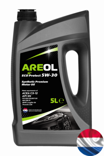 AREOL 5W30AR020 ECO Protect 5W-30 (5L) масло моторное! синт. ACEA C3, API SN, VW 504.00/507.00, MB 229.51