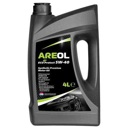 AREOL 5W40AR061 ECO Protect 5W40 (4L) масло моторн.! синт. acea C3,API SN/CF,VW 505.00/505.01,MB 229.51/229.31