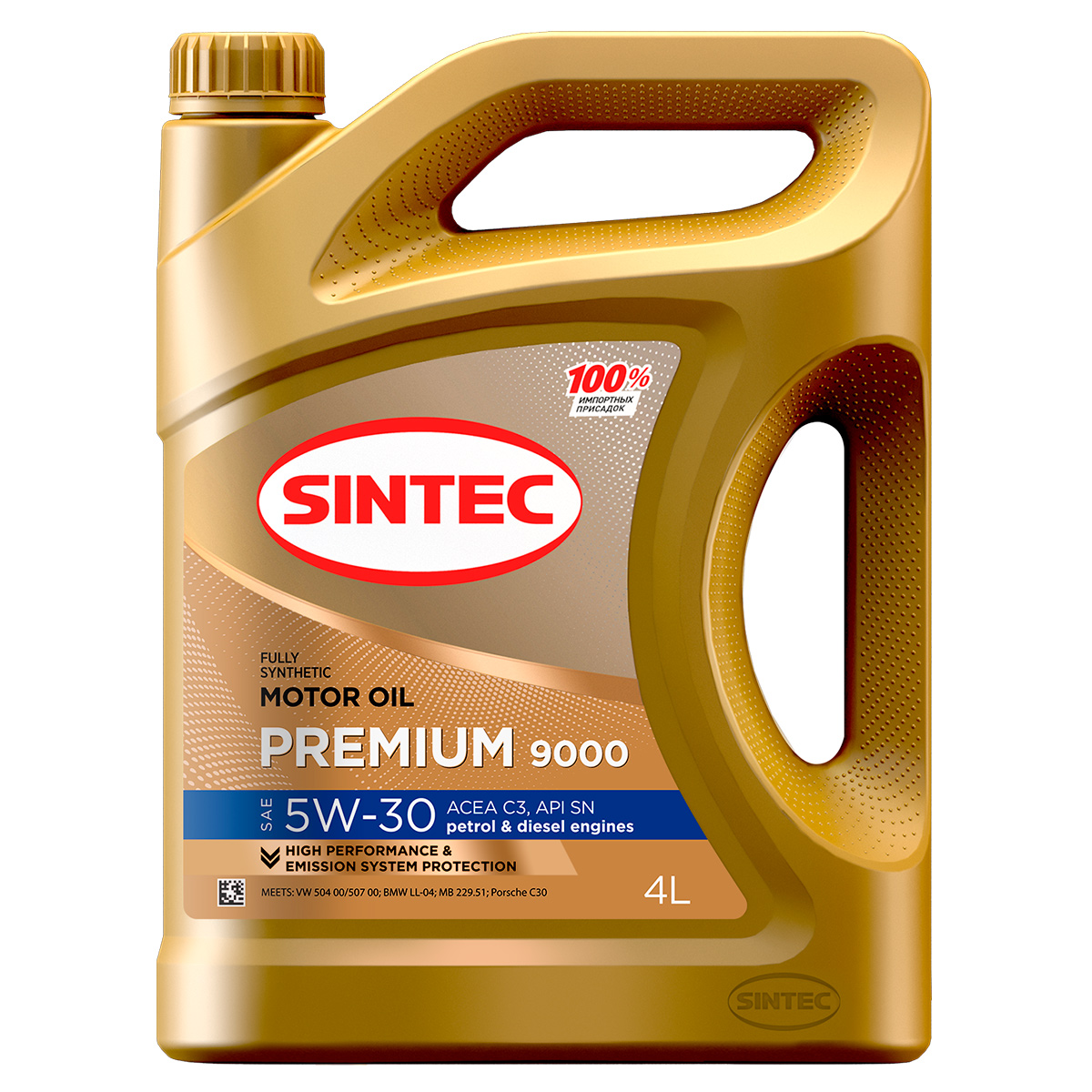 SINTEC 600131 Sintec Premium 9000 5W-30 C3 4л