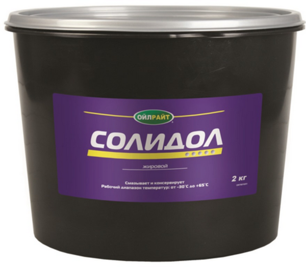 OILRIGHT 6016 Смазка солидол жировой 2,1 кг