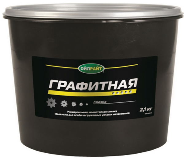 OILRIGHT 6087 Смазка графитная! универсальная, ведро 2.1 кг.