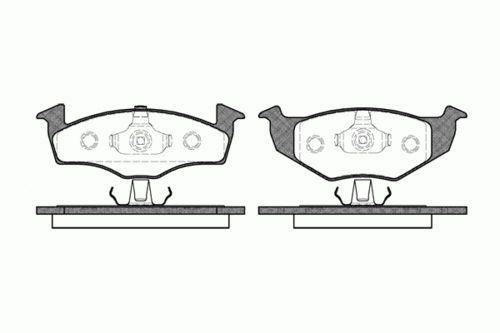 REMSA 60920 609 20 FDB1288=571939X колодки дисковые п. VW Golf III/Vento/Polo 1.4/1.6/1.9D/TD/SDi 95-01