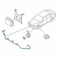 BMW 61129251728 Провода переднего брызговика 1' F20, F21, LCI