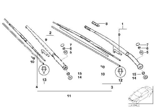 BMW 61612458347 К-т щеток стеклоочист. 'evo Flachblatt'