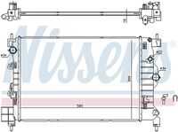 NISSENS 61697 Радиатор системы охлаждения! Chevrolet Aveo 1.6i 10>