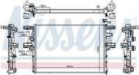 NISSENS 61988 Радиатор, охлаждение двигателя