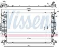 NISSENS 620156 Радиатор системы охлаждения! Ford Galaxy IV 2.0TDCi 15>