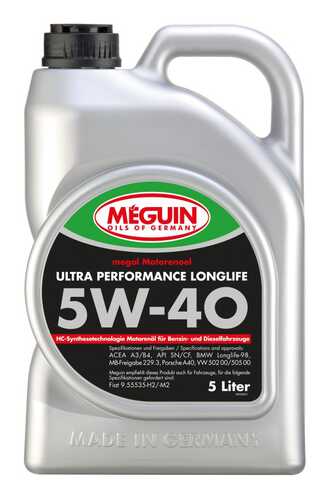 MEGUIN 6328 М/м синт. Megol Ultra Performance Longlife 5W-40 5л
