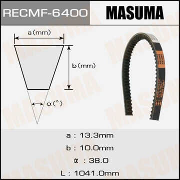 MASUMA 6400 Ремень клиновый 13.3x1016 IVECO,SENTRA,MAN,MB,SCANIA,VOLVO, BMW, Toyota