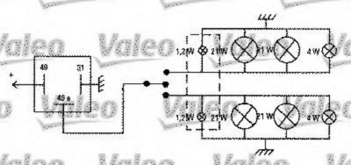 VALEO 641422 Реле указателя поворота 12 в.