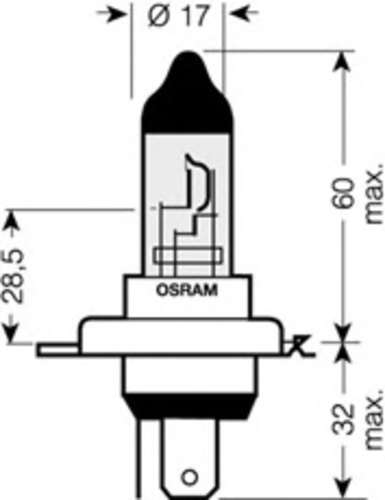 OSRAM 64193CBI-01B Лампа накаливания, фара дальнего света