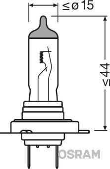 OSRAM 64210CBI-HCB Комплект ламп! (H7) 12V 55W PX26D галогенная COOL BLUE INTENSE (2шт)