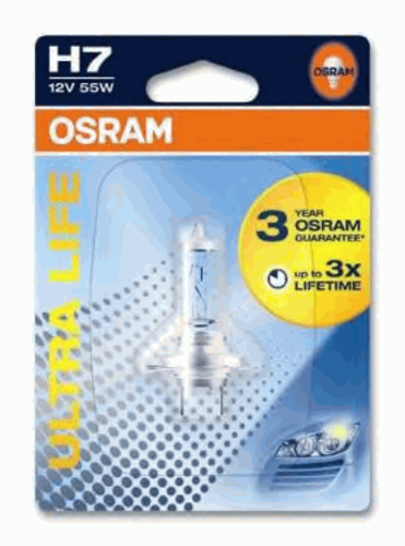 OSRAM 64210ULT-01B Лампа накаливания, H7 12В 55Вт