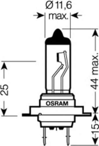 OSRAM 64210ULT Лампа накаливания, фара дальнего света