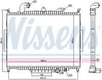 NISSENS 64330 Радиатор, охлаждение двигателя